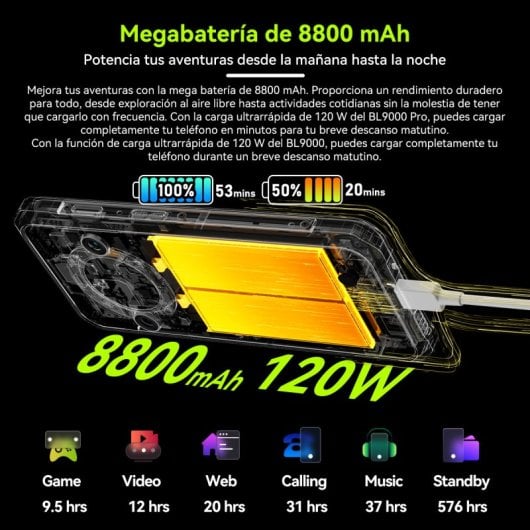 Blackview BL9000 Pro 5G 12/512GB Negro Libre