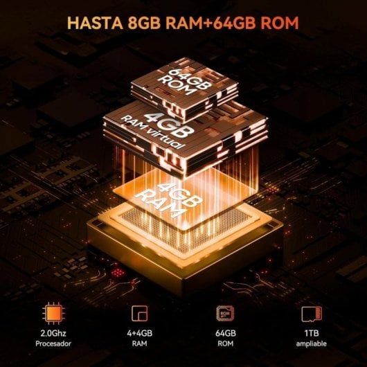Blackview BV6200 4/64 Go Orange Gratuit