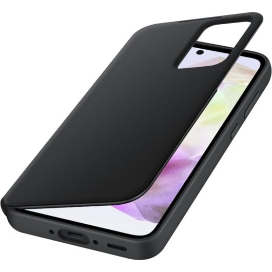Capa tipo carteira Samsung Smart View preta para Samsung Galaxy A35 5G