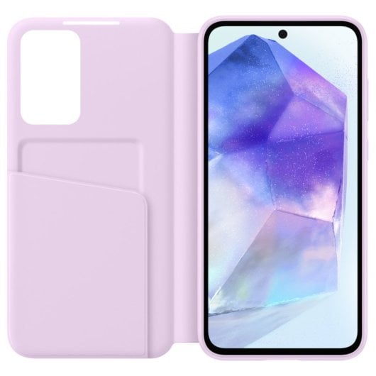 Capa Carteira Samsung Smart View Lavanda para Samsung Galaxy A55 5G