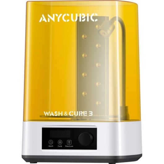 Reinigungs- und Aushärtegerät Anycubic Wash & Cure 3.0 3L Flexicure Goodeneck UV 405 nm Weiß