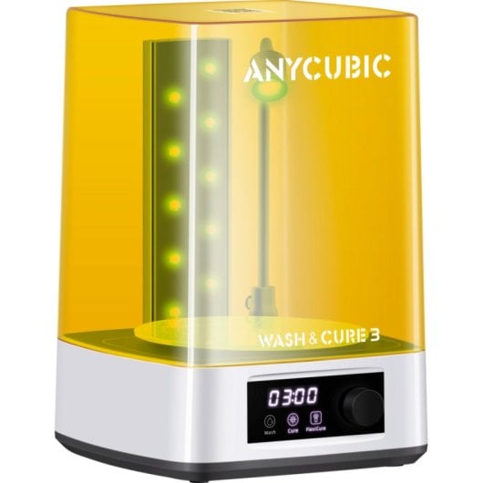 Reinigungs- und Aushärtegerät Anycubic Wash & Cure 3.0 3L Flexicure Goodeneck UV 405 nm Weiß