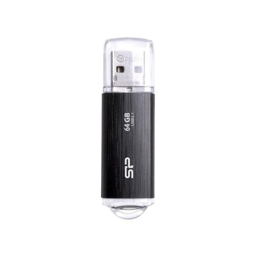 USB-Stick Silicon Power Blaze B02 64GB USB 3.2 Gen1 Schwarz Kappe