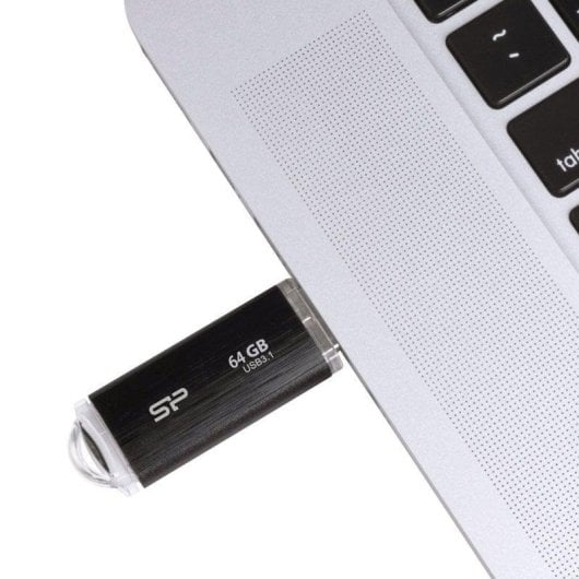 USB-Stick Silicon Power Blaze B02 64GB USB 3.2 Gen1 Schwarz Kappe
