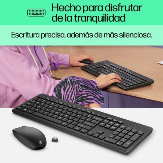 HP 230 Combo teclado y ratón inalámbricos negro