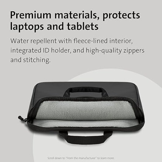 Custodia verticale per laptop ecologica Kensington per laptop fino a 14" nera