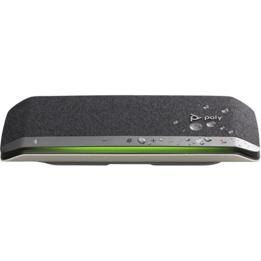 Poly Sync-40 + Sy40 Altavoz Bluetooth/USB para Conferencias Plata