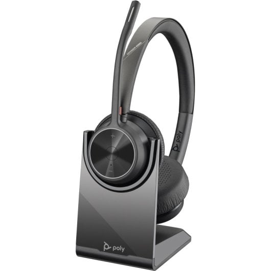 Casque sans fil Poly Voyager 4320 UC avec support (noir)