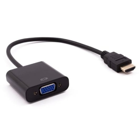 Nilox NXADAP01 Adaptador HDMI a VGA Negro