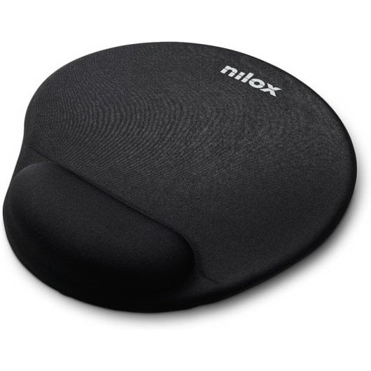 Nilox NXMPE01 Alfombrilla Ergonómica Negra