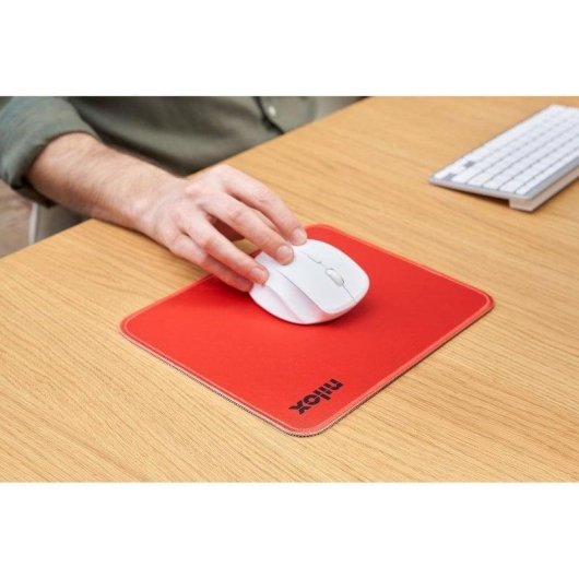 Alfombrilla para ratón Nilox NXMP003 Roja 260 x 210 mm