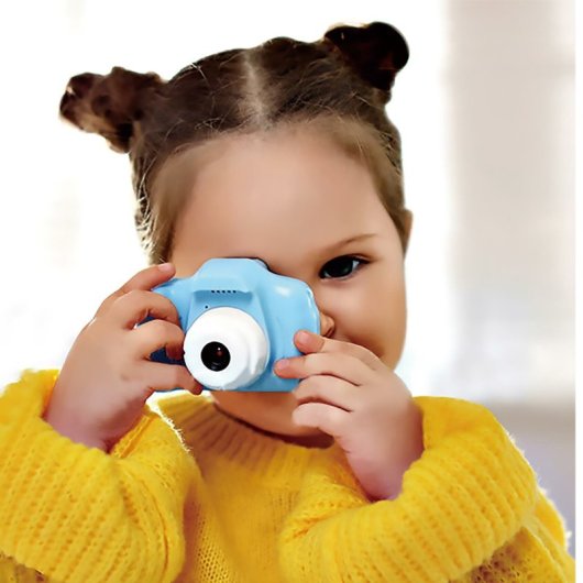 Celly Digitalkamera für Kinder, 3 MP, Blau