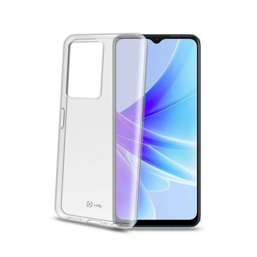 Funda para móvil Celly Gelskin TPU Transparente Antigolpes para OPPO A57s, A57 4G y A77 5G