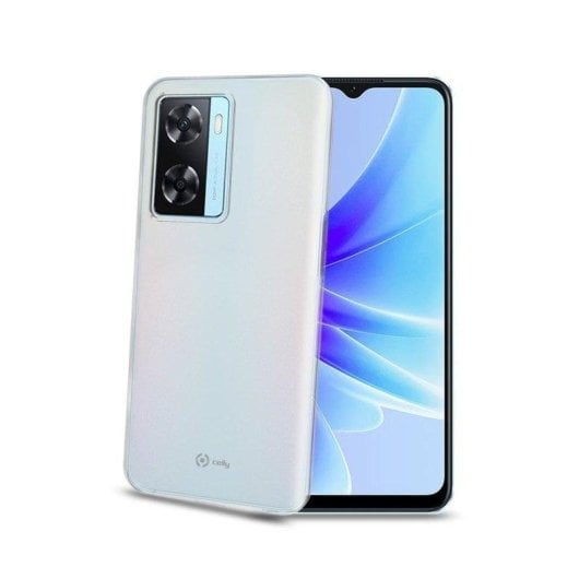 Funda para móvil Celly Gelskin TPU Transparente Antigolpes para OPPO A57s, A57 4G y A77 5G