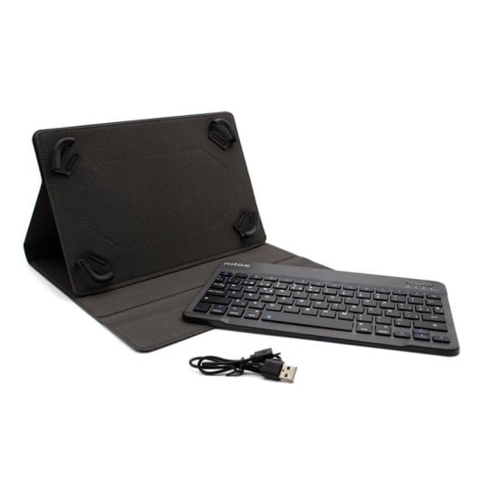 Nilox NXKB01 Funda Bluetooth Negra para Tablets hasta 10.5"