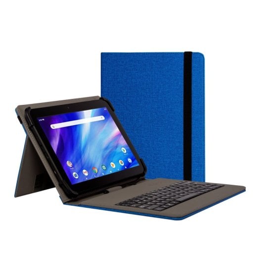 Nilox NXKB01 Blaue USB-Tastaturhülle für Tablets bis zu 10,5 Zoll