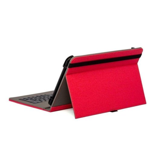 Capa com Teclado USB Nilox NXKB01 Vermelha para Tablets até 10,5"