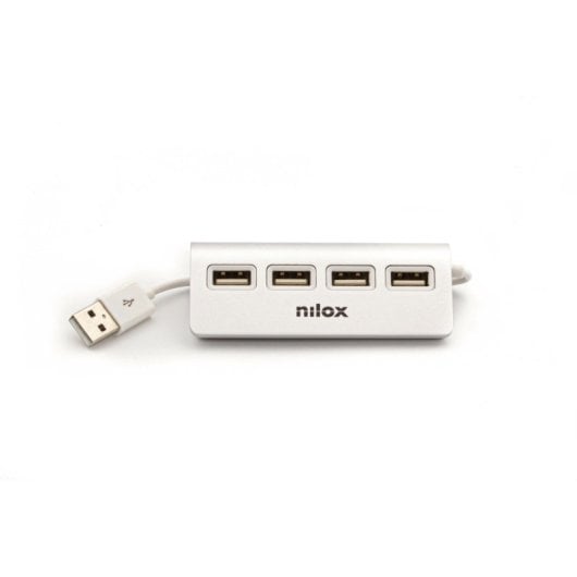 Hub USB Nilox NXHUB04ALU2 Blanc