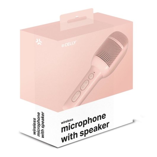 Celly Micrófono Inalámbrico para Niños Rosa
