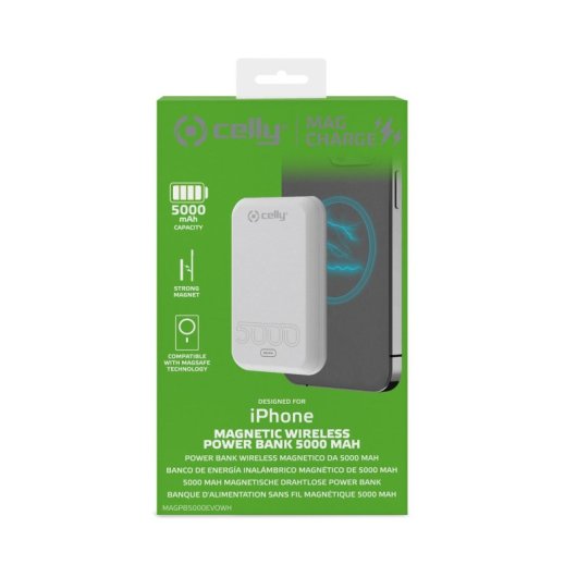 Celly Power Bank USB a MagSafe para Apple 5A
