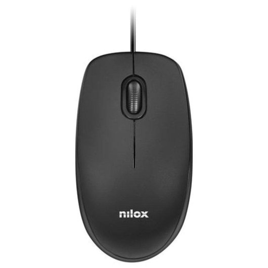 Mouse Nilox MOUSB1003 USB 1600DPI Nero 3 Pulsanti