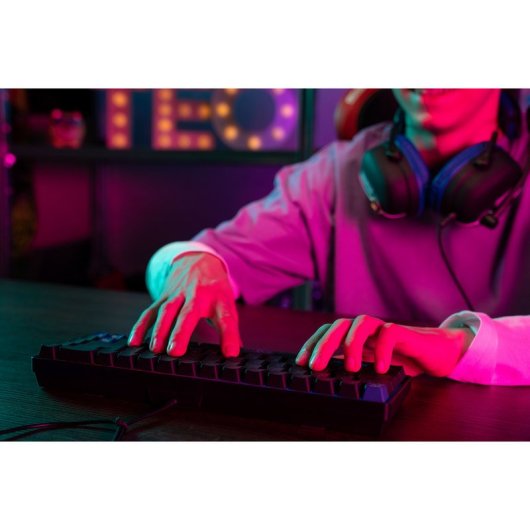 Sparco Phantom Teclado Gaming USB RGB Preto