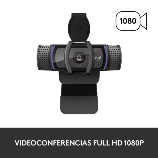 Logitech C920s Pro Webcam Full HD con Corrección de Iluminación + Logitech H390 Auriculares con Supresión de Ruido