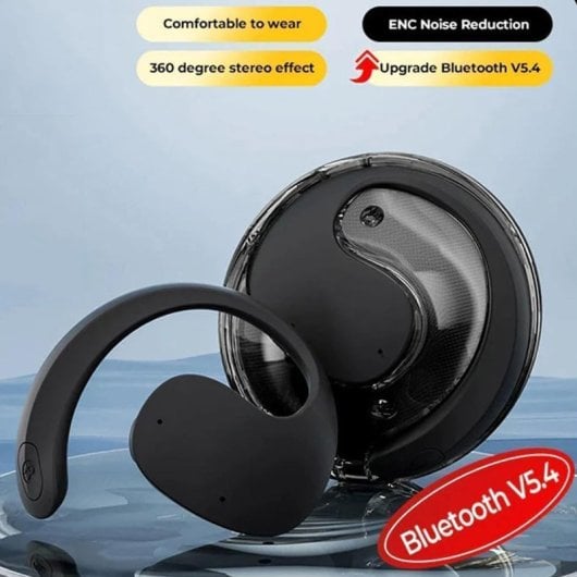 Klack X28 Auriculares Inalámbricos Bluetooth Deportivos con Cancelación de Ruido Crema