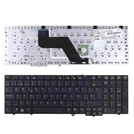 Teclado Portátil HP EliteBook 8540W Negro Con Pointstick