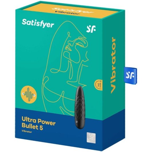 Satisfyer - Ultra Power Bullet 5 Black Vibrating Bullet