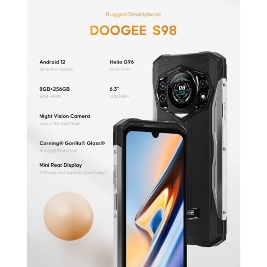 Doogee S98 8/256GB Rojo Libre