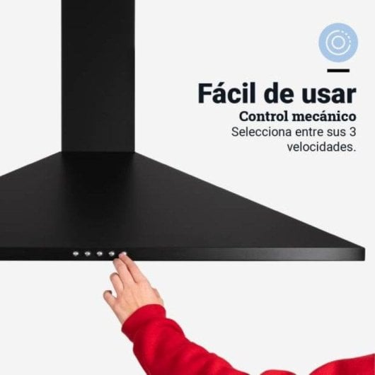 Campânula Universal Blue Everest 6090B Piramidal 90cm Preta