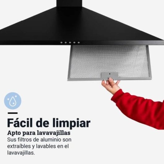 Universal Blue Everest 6090B Exaustor Piramidal 90cm C Preto