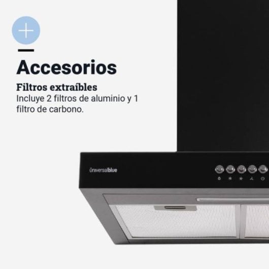 Universal Blue Kenia 6060B Campana Convencional Cristal 60cm C