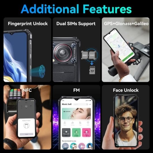 Oukitel WP36 8/128GB Noir Gratuit
