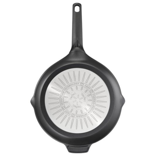 Tefal E2490644 Gusseisen-Pfanne 28 cm Schwarz Antihaft Induktion