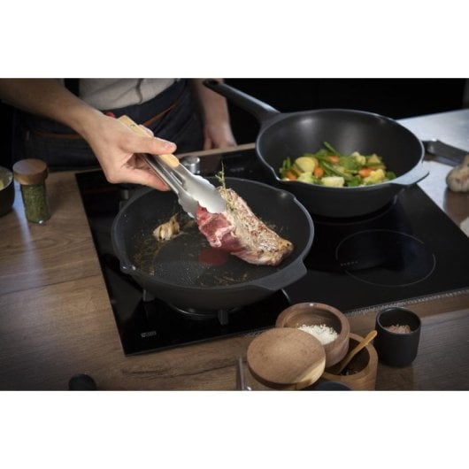 Tefal E2490644 Gusseisen-Pfanne 28 cm Schwarz Antihaft Induktion