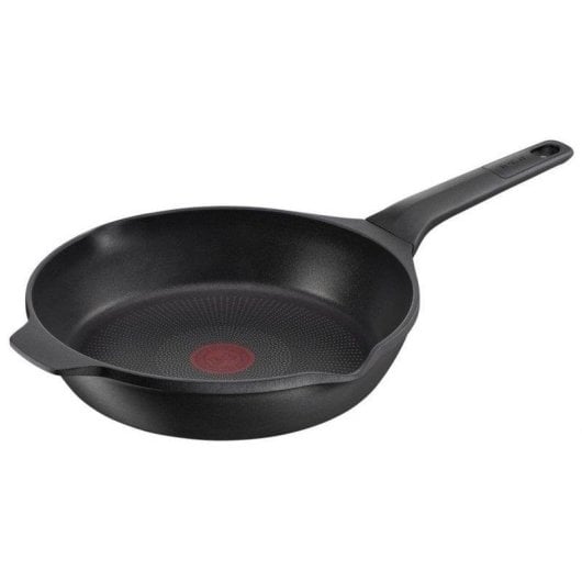 Tefal E24904 Runde Kasserolle 24 cm Schwarz Aluminiumguss Titanbeschichtung