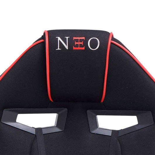 Adec Silla Gaming Neo Advance Tejido Tapizado Altura Regulable Negro/rojo 115-125x70x70 Cm