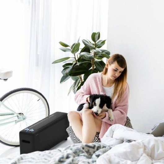 Radiador de Mica Universal Blue INKA 4020B 1500W Preto