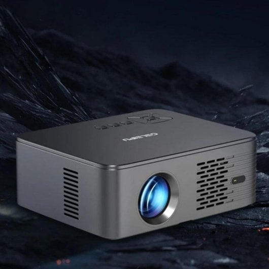 Beamer PVY Geleipu X5 FullHD 300 Lumen LED LCD WLAN Heimkino Schwarz Tragbar