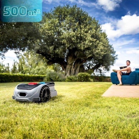 Cortador de Relva Cecotec Conga GrassHopper 500 Connected Robot Brushless 500 m² IPX5 APP