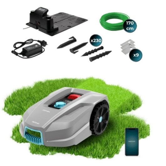 Robot tagliaerba Cecotec Conga GrassHopper 800 Connected Brushless IPX5 800m2 App