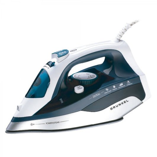 Grunkel PL-2600 Plancha de Vapor 2600W Capacidad 370ml Blanca