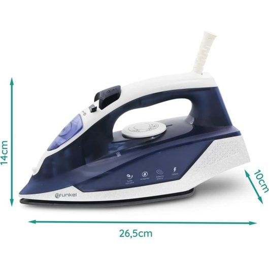 Grunkel PL-22NS Planca de Vapor 2200W Capacidad 280ml Azul