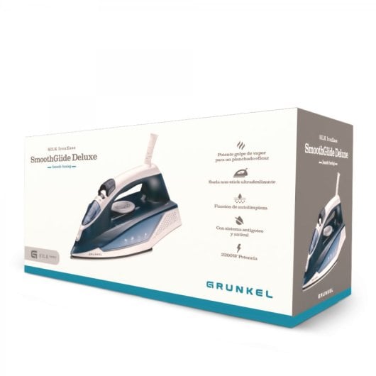 Grunkel PL-22NS Planca de Vapor 2200W Capacidad 280ml Azul