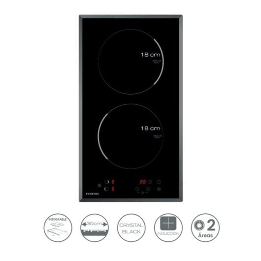 Infiniton IND-230N Placa de Indução 2 Zonas 30cm