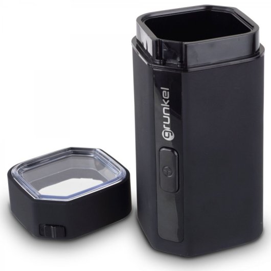 Grunkel MO-150R Molinillo Eléctrico de Cafe 150W con 50g de capacidad Negro