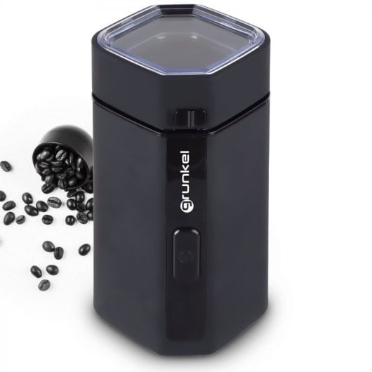 Grunkel MO-150R Molinillo Eléctrico de Cafe 150W con 50g de capacidad Negro