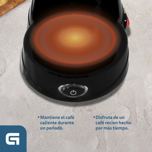 Grunekl CAF-NAROMA Cafetera de Goteo 1.5L 800W Negra